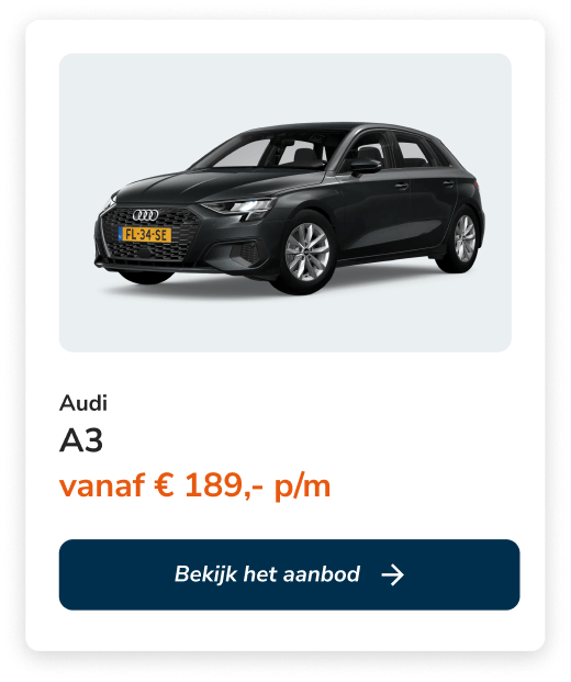 Audi A3 Financial Lease