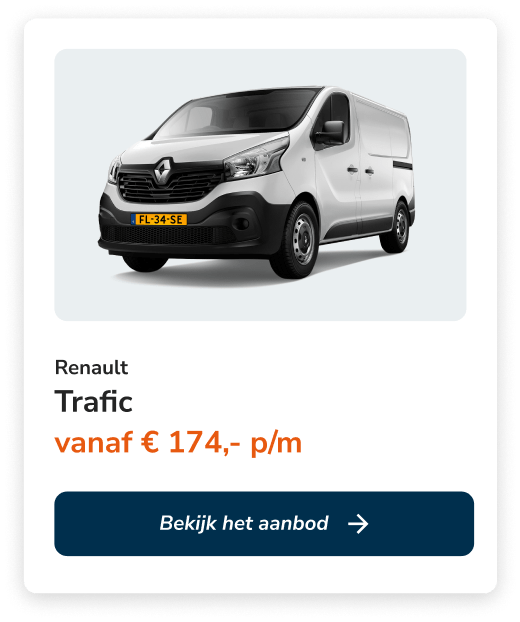  Renault Trafic Financial Lease