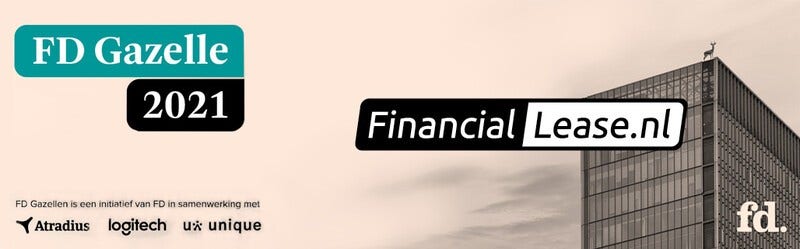FinancialLease.nl ontvangt FD Gazellen Award 2021