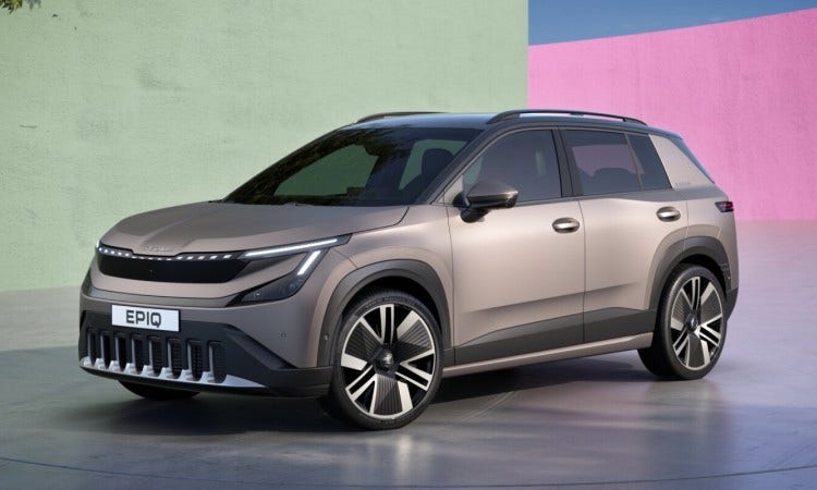 Skoda Epiq 3/4 hoek