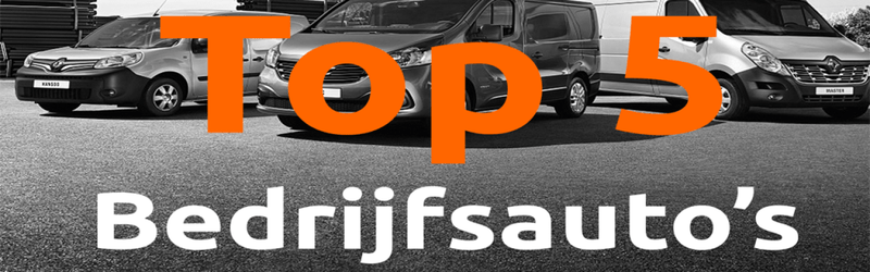 Top 5 bedrijfsauto's van de maand februari